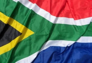 Südafrikanische Flagge 
