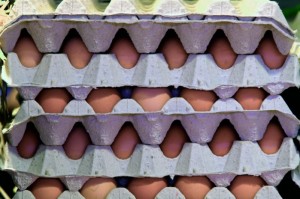 Barcelona - Mercat de la Boqueria. Eier