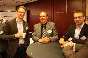 Sebastian Herrman (Reisner & Frank), Roland Stumm (MEIKO) und Eduard Dokter (BMW). Foto: Hattel/CM