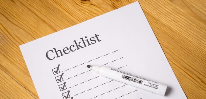 Checkliste