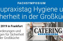 Baupraxistag Hygiene und Sicherheit in der Großküche am 04.06.2019