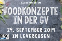 Foodkonzepte in der GV am 24.09.2019 in Leverkusen