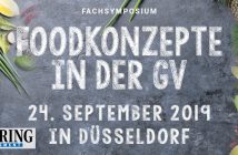 Foodkonzepte in der GV am 24.09.2019 Foodkonzepte 2019