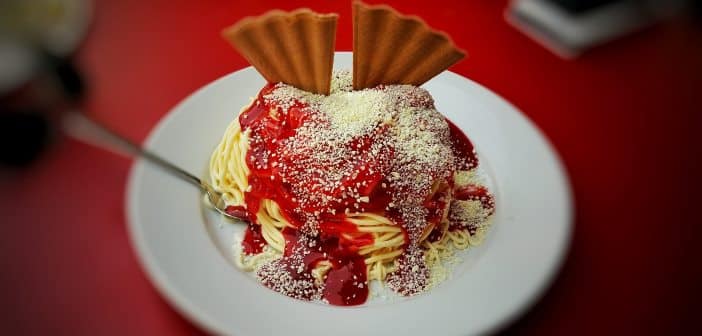 Spaghetti-Eis