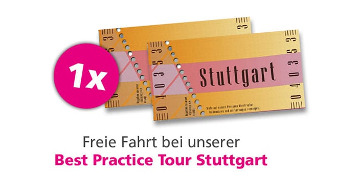 Gewinnspiel Best Practice Tour Stuttgart 2020
