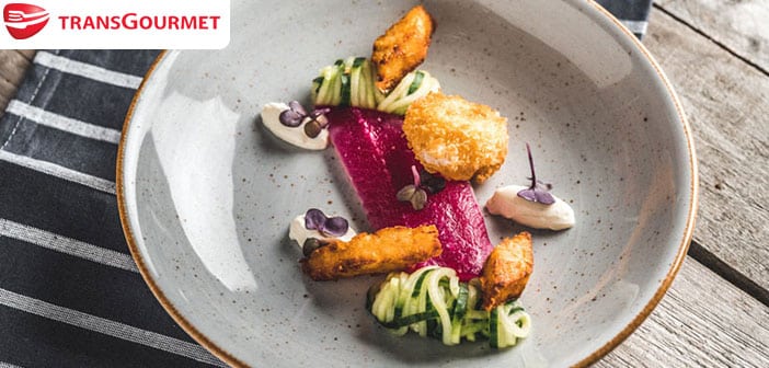 Saibling Filet gebeizt und rote Bete
