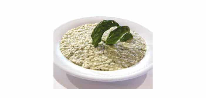 Basilikum-Risotto