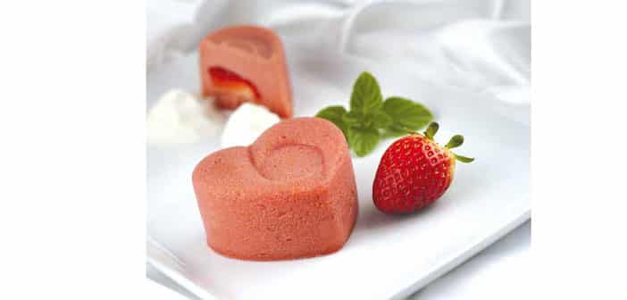 Erdbeer-Polenta-Herzen