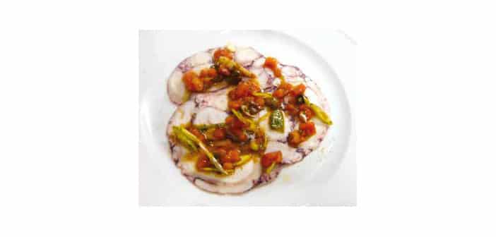 Tintenfisch-Carpaccio