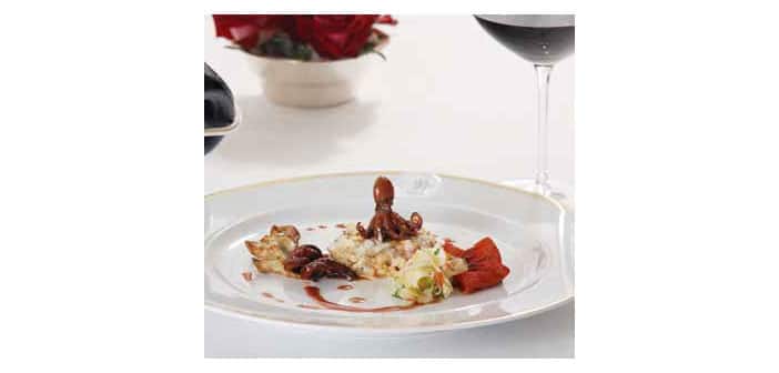 Risotto mit Moscardini und Artischocken