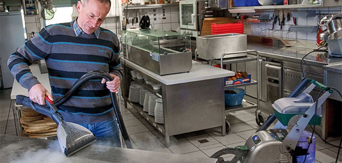 beam präsentiert auf der Internorga seine neuen digitalen Dampfsauger