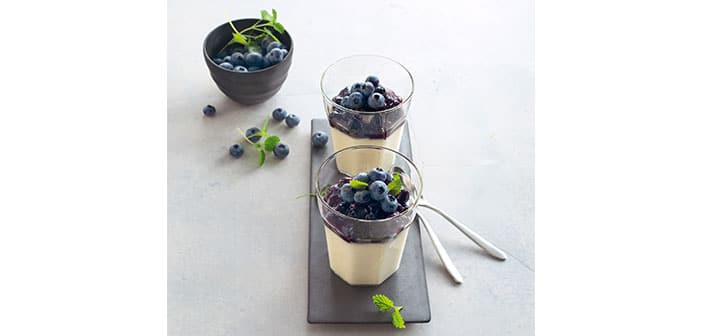 frischli Panna Cotta-Blaubeere