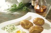 Pellkartoffeln mit Leinöl und Quarkdips