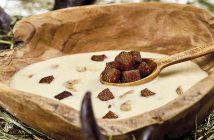 Sellerie – Maroni Suppe mit Honig Croutons